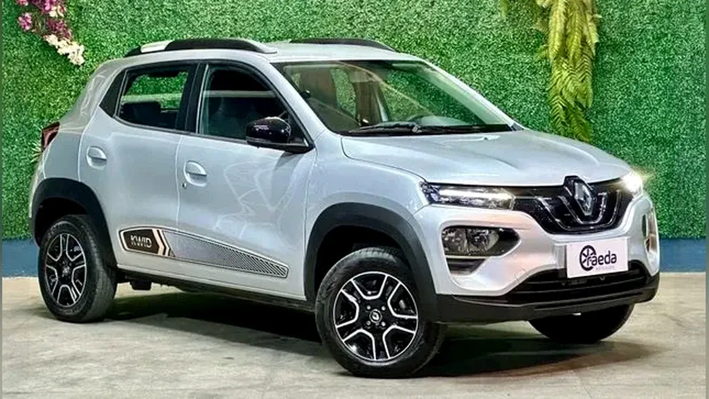 Foto de um renault kwid e-tech electric