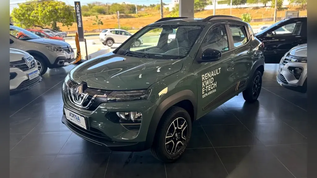 Foto de um renault kwid e-tech electric