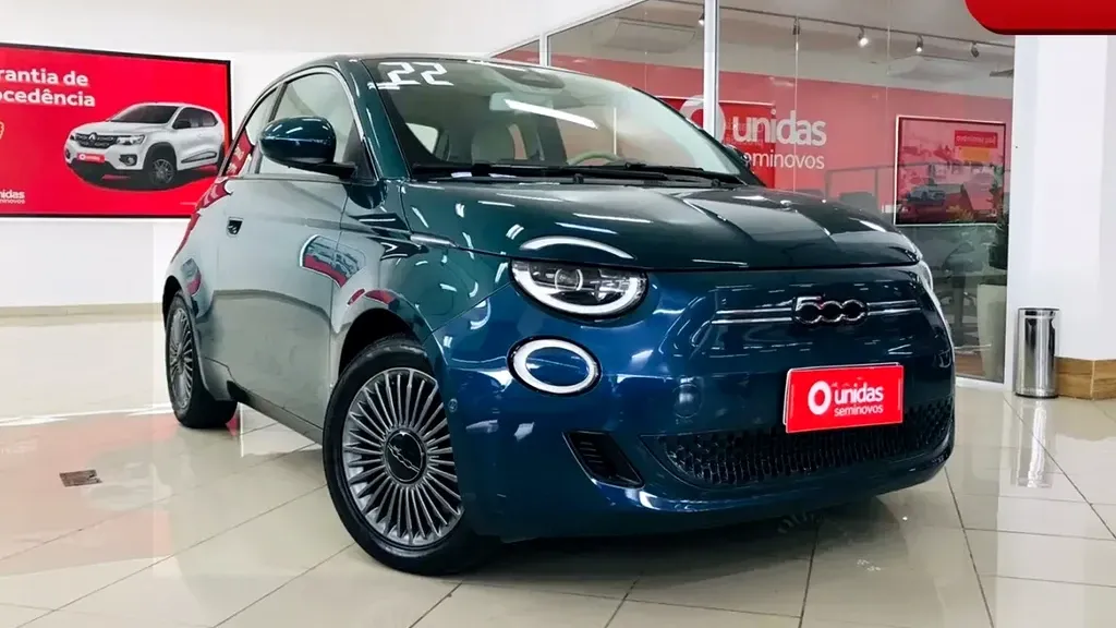 Foto de um fiat 500e