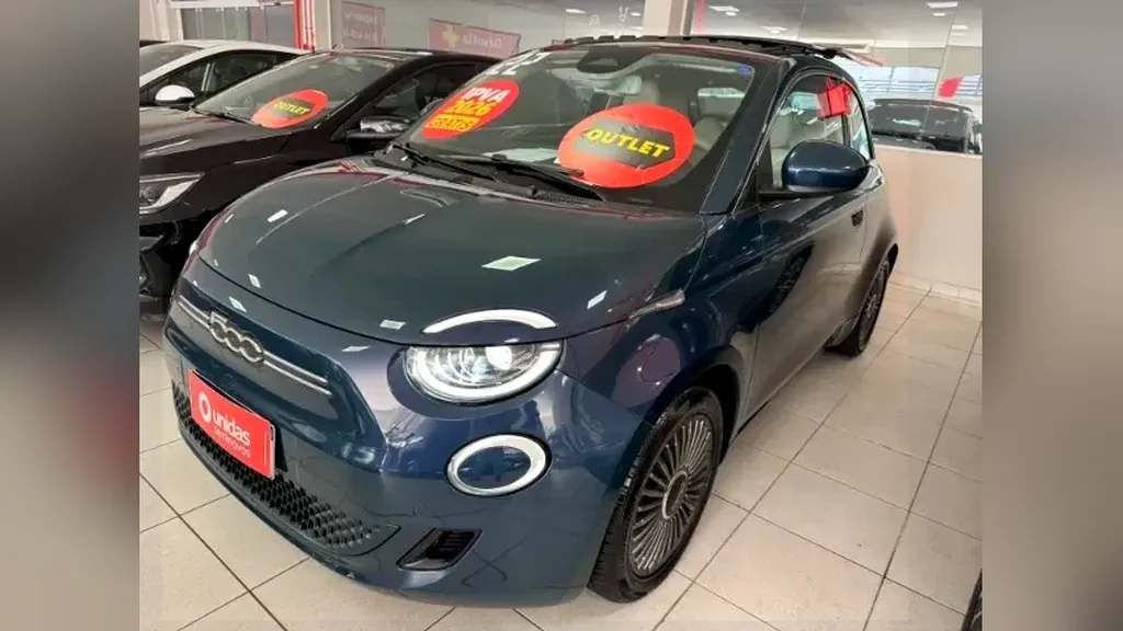 Foto de um fiat 500e