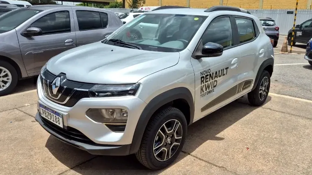 Foto de um renault kwid e-tech electric