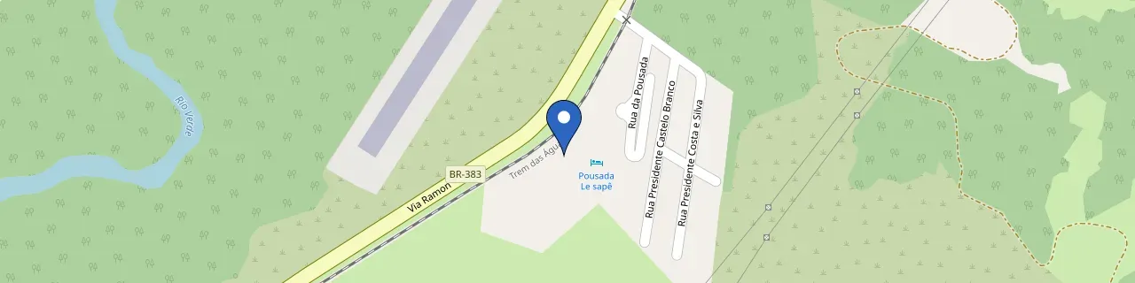 Mapa da estação Pousada Le Sapê