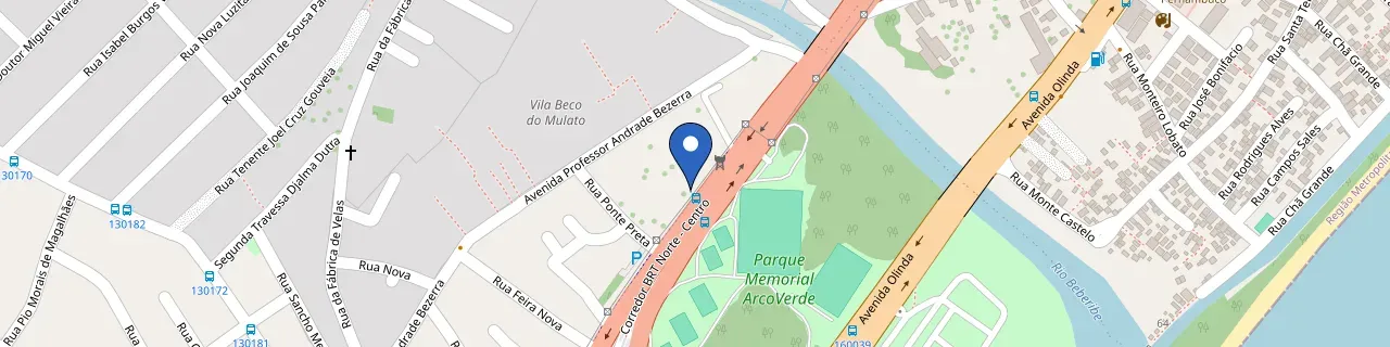 Mapa da estação Renault - Eurovia Olinda