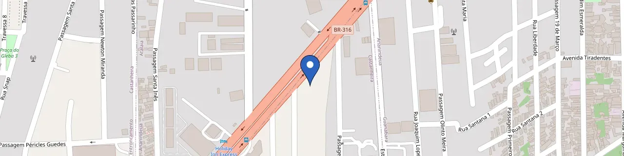 Mapa da estação Terrazoo Belem