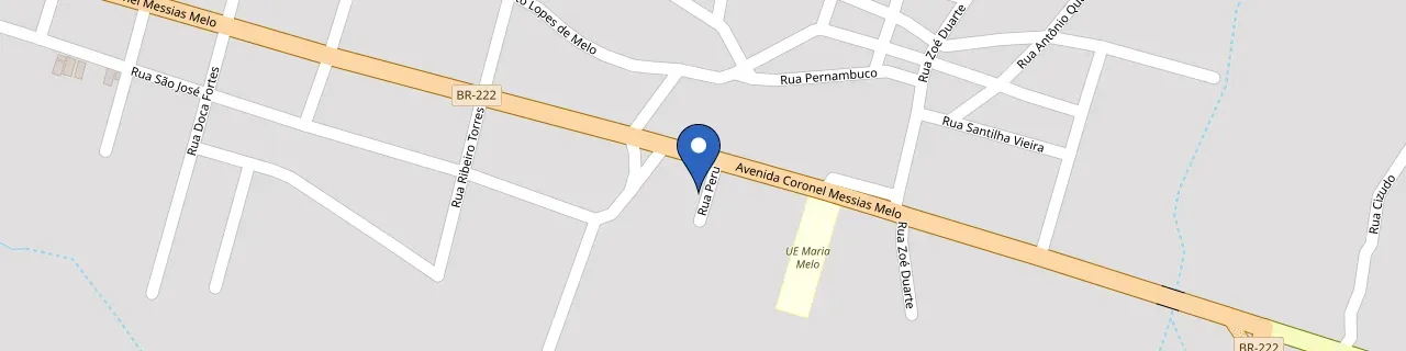 Mapa da estação Andrade & Sales DC 30Kw - Batalha PI Posto JV