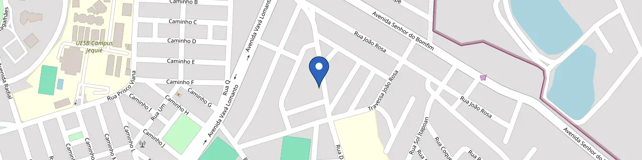 Mapa da estação Supermercado Matos