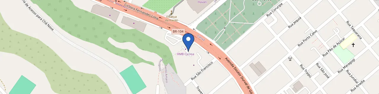 Mapa da estação GWM