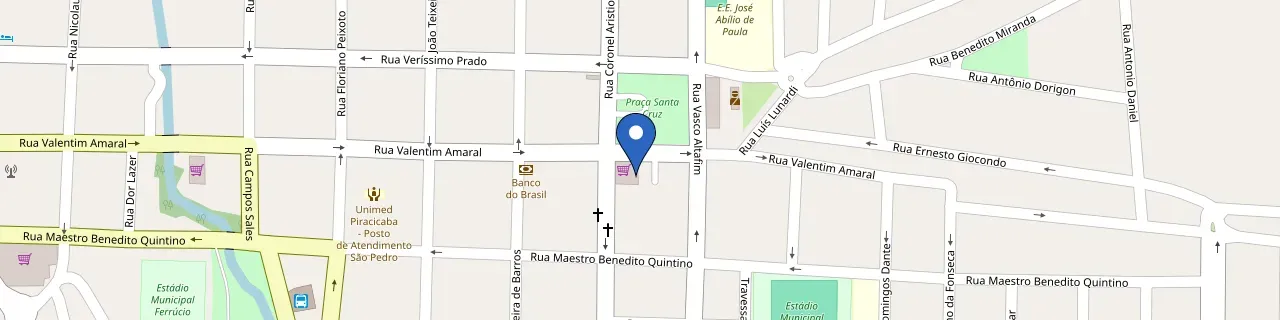 Mapa da estação Supermercado Scoton