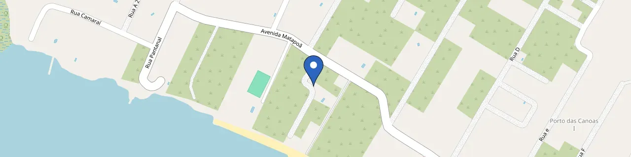 Mapa da estação Prainha Bar