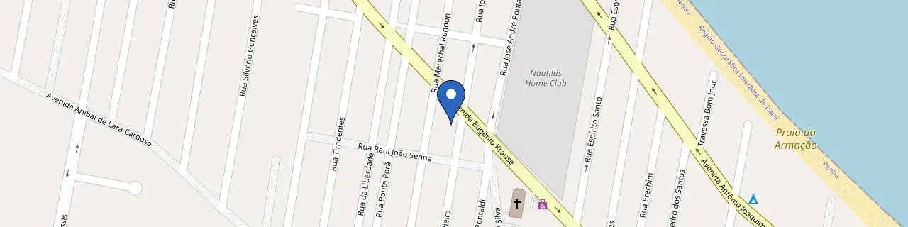 Mapa da estação Hotel Penha