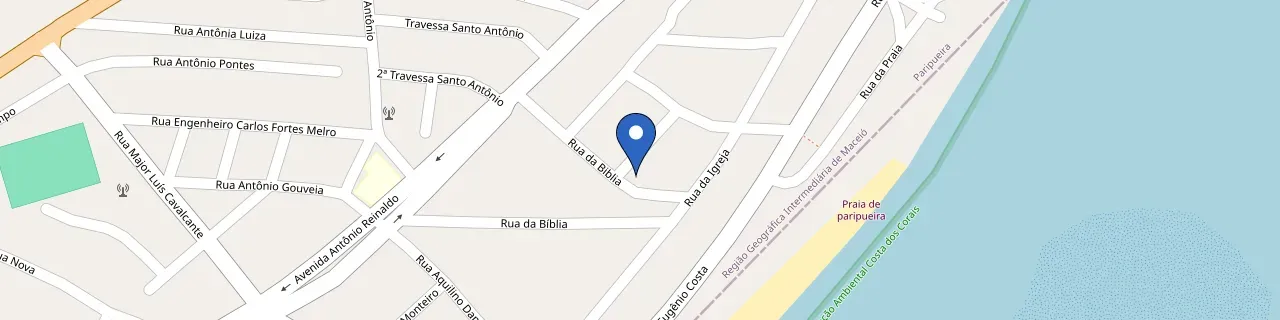 Mapa da estação Pousada Dos Cajueiros