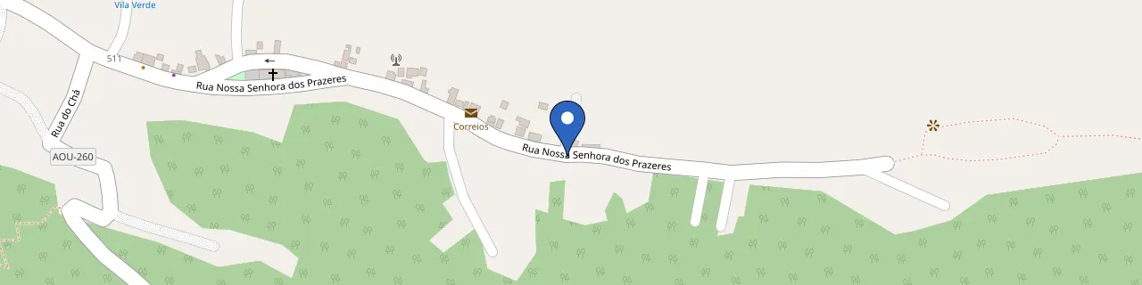 Mapa da estação Pousada Vila Mineira