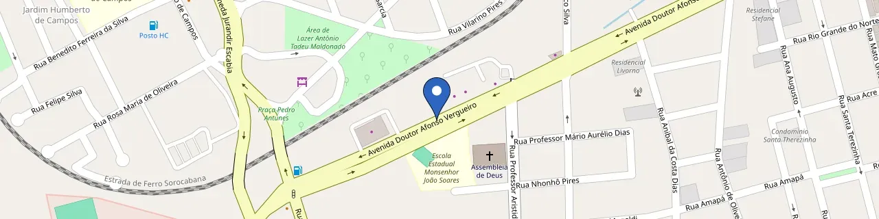 Mapa da estação Maggi BYD Sorocaba