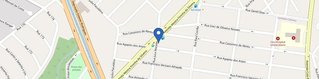 Mapa da estação Posto Hashike