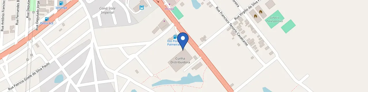 Mapa da estação Avant Atacarejo