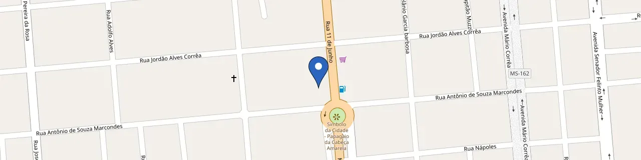 Mapa da estação ERB EV