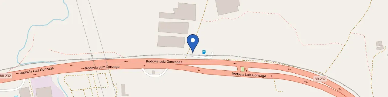 Mapa da estação Posto Lig BR