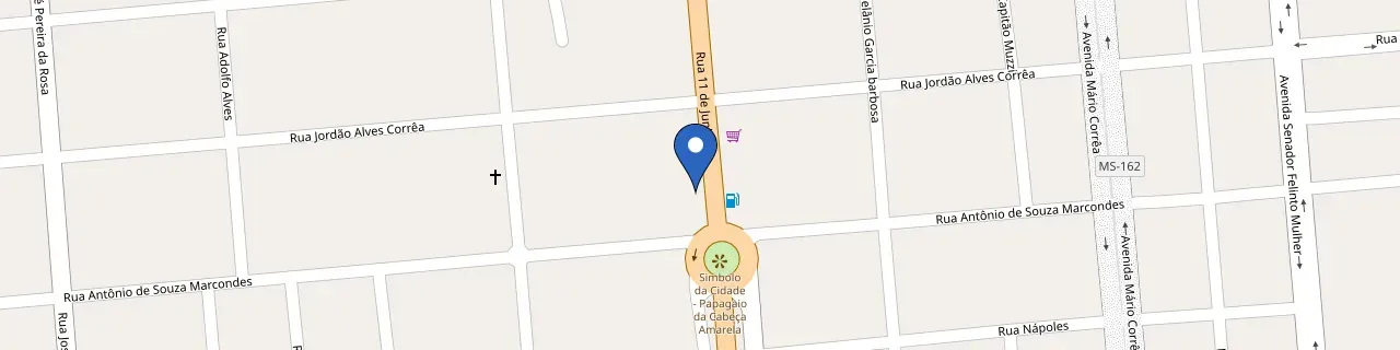 Mapa da estação Joy Energy Maracaju - MS