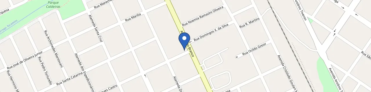 Mapa da estação Super Sete Supermercado