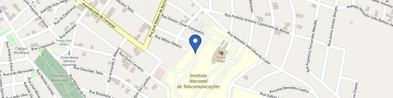 Mapa da estação Inatel