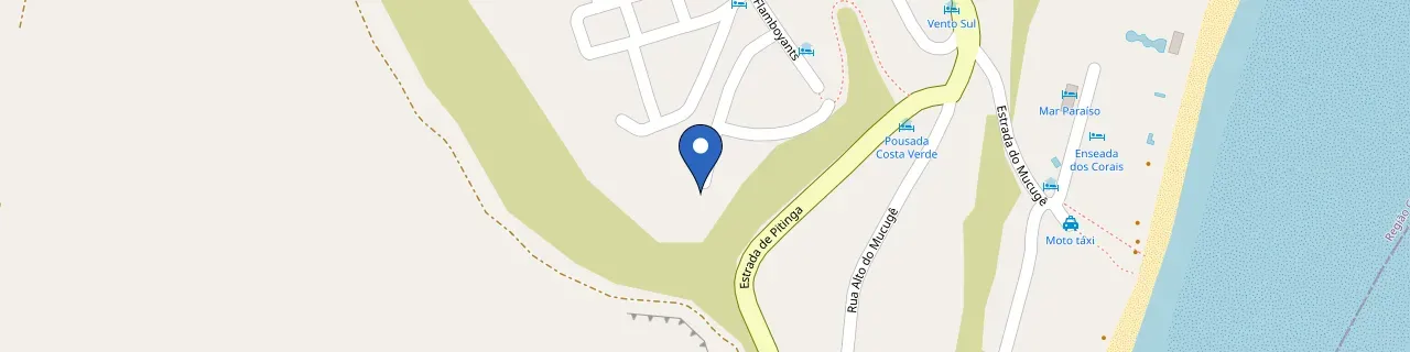 Mapa da estação Pousada Jardim Das Bromélias