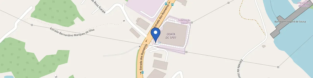 Mapa da estação Odata