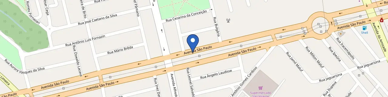 Mapa da estação On Tech Híbridos & Elétricos