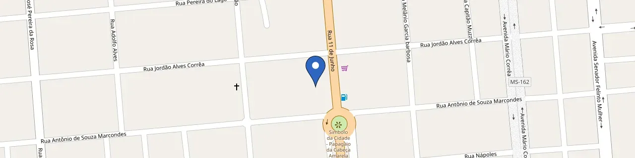 Mapa da estação Maracaju