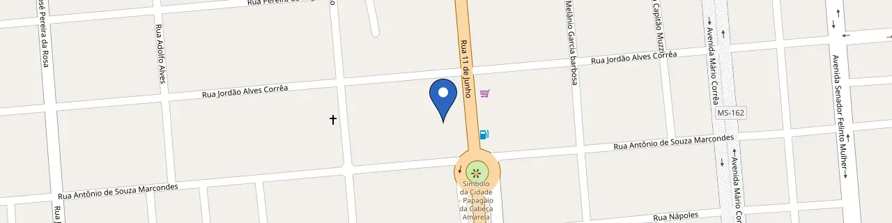 Mapa da estação Churrascaria Maju Grills