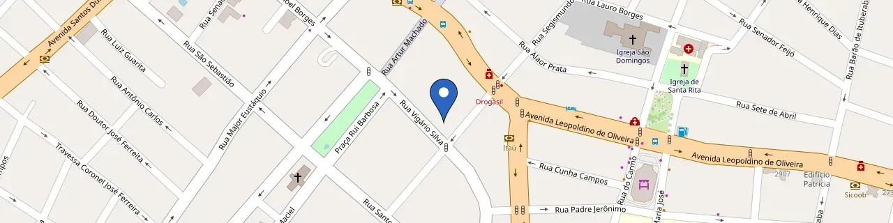 Mapa da estação Estacionamento Machado