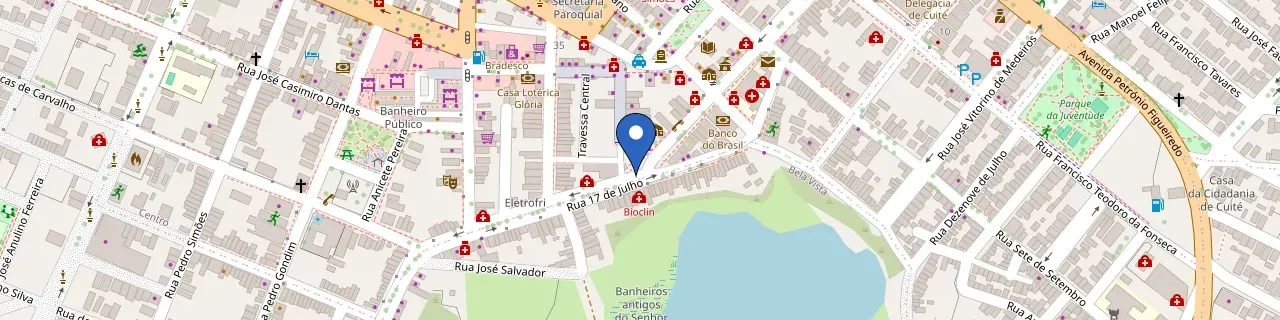 Mapa da estação PBNet Telecom