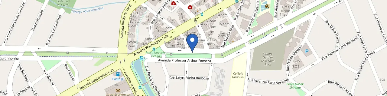 Mapa da estação Enel X