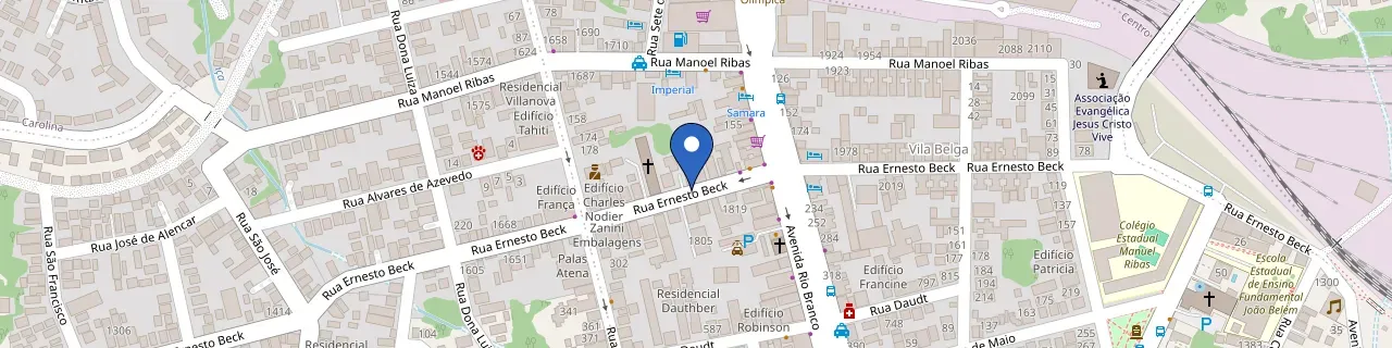 Mapa da estação Hotel Dom Rafael Premium