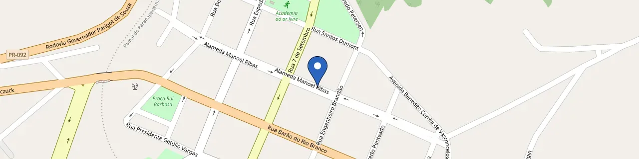 Mapa da estação Hotel Santa Maria