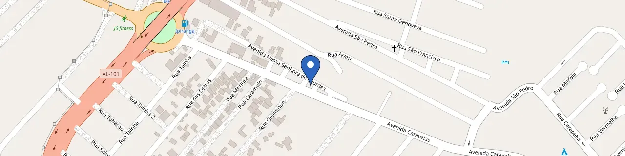 Mapa da estação Nordeste