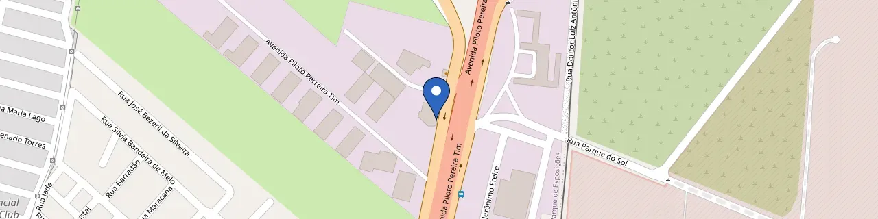 Mapa da estação Posto Pinheiro Borges