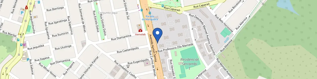 Mapa da estação Zon (Rn) - Atacado Favorito - Parnamirim