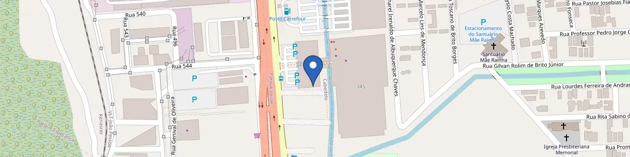 Mapa da estação Ferreira Costa Home Center João Pessoa