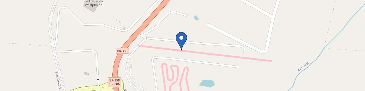 Mapa da estação Parque De Exposições De Frederico Westphalen