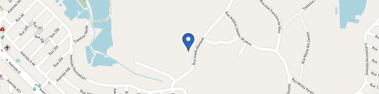 Mapa da estação Sítio Palmeira Azul