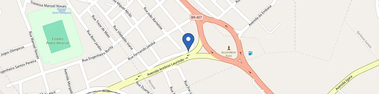 Mapa da estação CTS Energia Solar