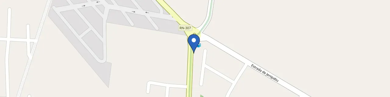 Mapa da estação Ative Recharge - Posto Estrela - Natal