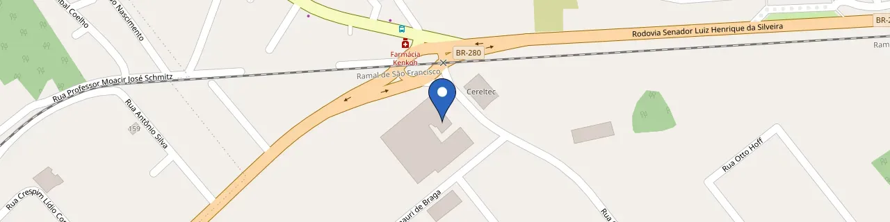 Mapa da estação Komprao Atacadista