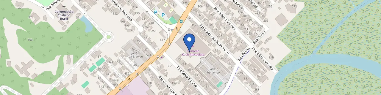 Mapa da estação Komprao Atacadista