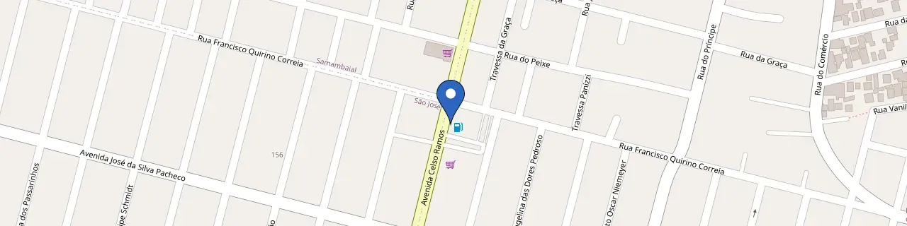 Mapa da estação Auto Posto Manchester