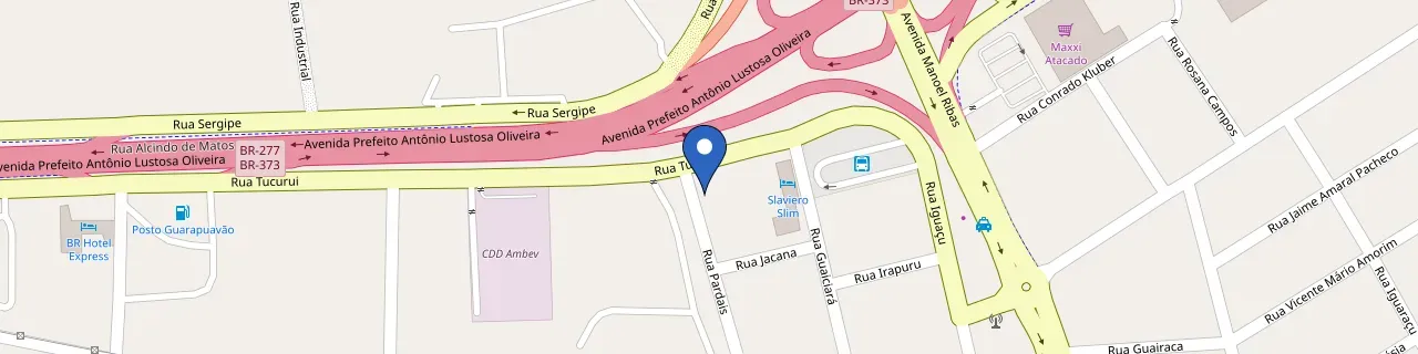 Mapa da estação BYD