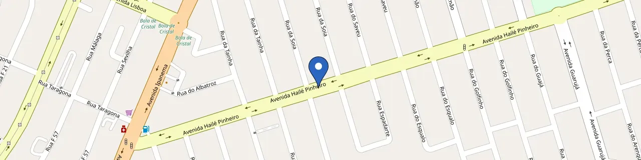 Mapa da estação Freelux Energia