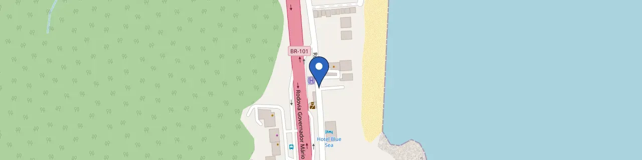 Mapa da estação Recanto Fábio