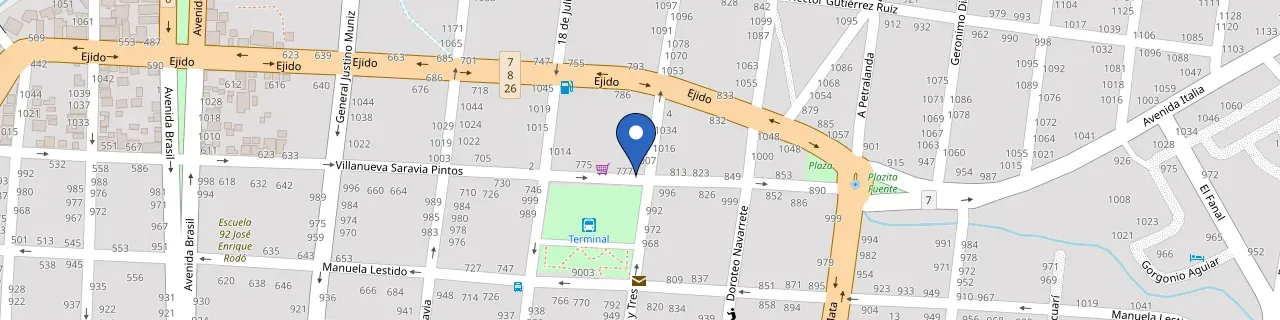 Mapa da estação Ta-Ta Melo