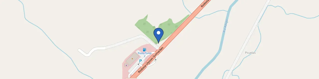 Mapa da estação Paradouro Battistella